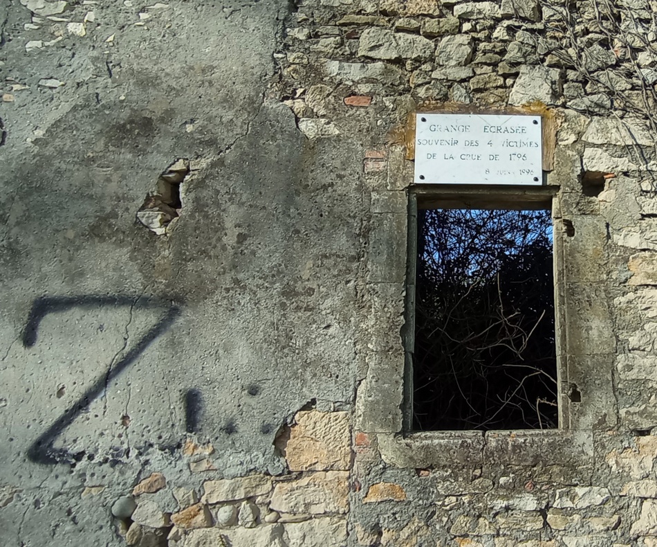 Souvenir : Crue 1796 peu avant Bourg saint Andéol