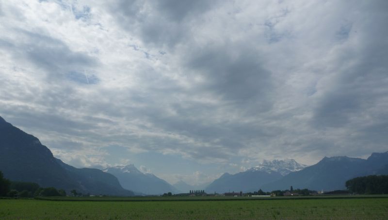 Le Valais vu de la camargue Suisse