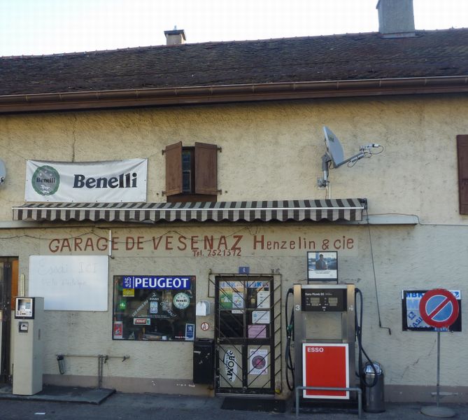 Le garage Henzelin à Vésenaz