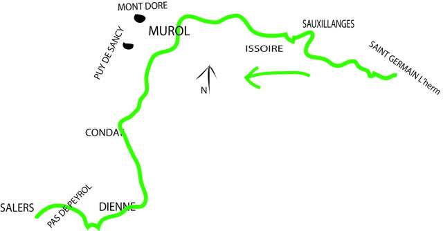 Des monts du forez à Salers