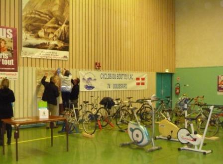 Cyclotourisme virtuel des cyclos de Doussard