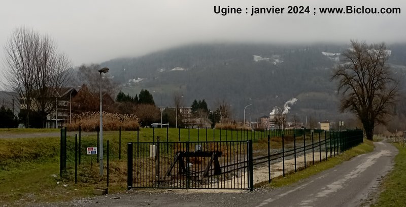 Ugine terminus train 2024