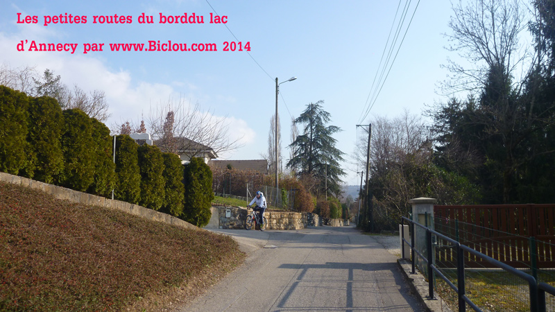 Les petites routes entre Veyrier et le lac d'Annecy 2014
