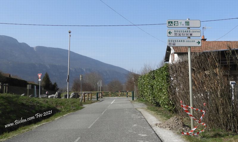 Balisage voie-verte à Doussard
