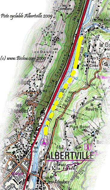 carte voie verte cesarches