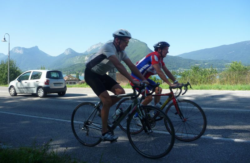 Anciens en 2011, dans la fameuse cte de Talloires sur 1,7 km