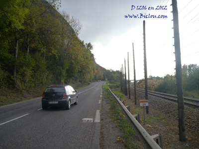 la preuve : la route D 1206 en 2012 est en bon etat