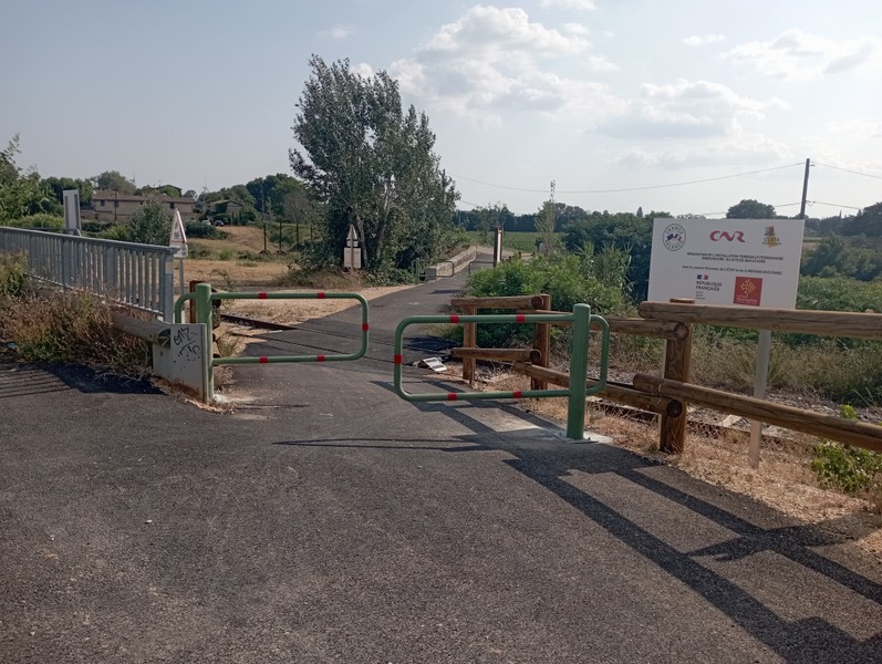 La voie verte Beaucaire - Fourques ? par ici ?