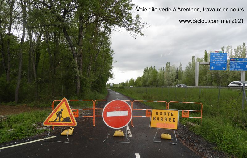 Voie verte Arenthon ; en travaux en 2021