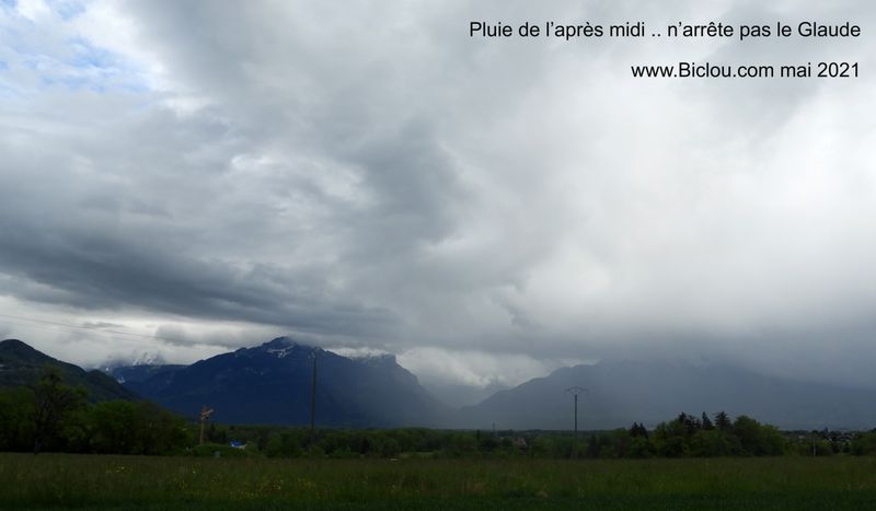 Pluie annoncée, en Faucigny, mais finalement on passera au travers ..