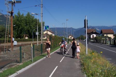 Piste cyclable de l'arve