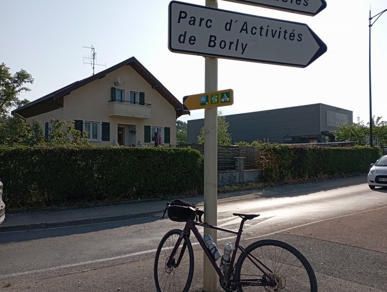 V61 Vetraz Monthoux, nouvelle balise ! ouf, chemin des Fontaines
