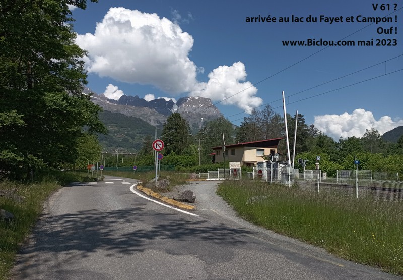 Arrivée au lac de Passy et camping des Iles : Retour prose
