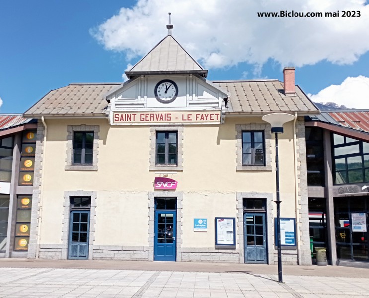 Gare du Fayet st gervais : Retour prose