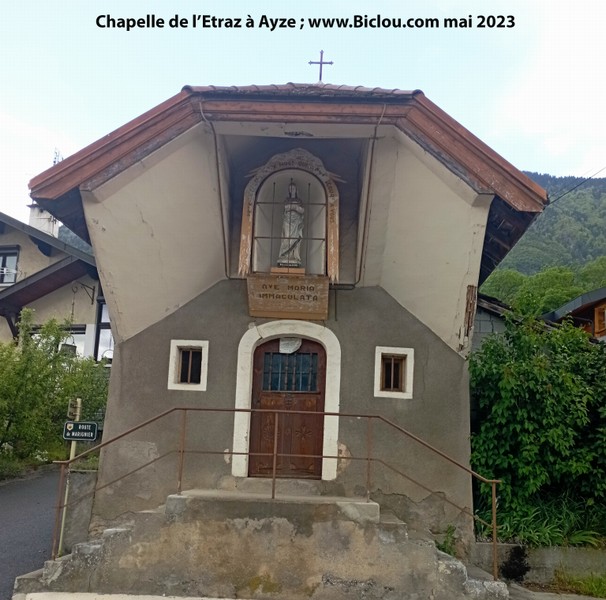 Chapelle de l'Etraz à Ayze : Retour prose