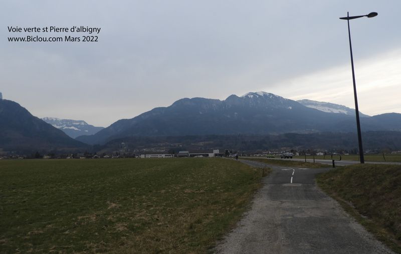 Voie verte saint Pierre en Faucigny (mars 2022)