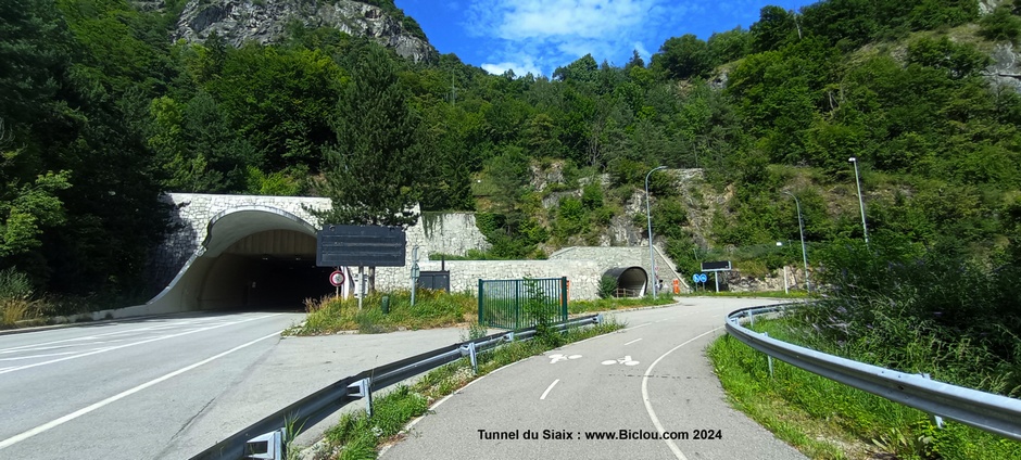 Les Tunnels du Siaix en 2024