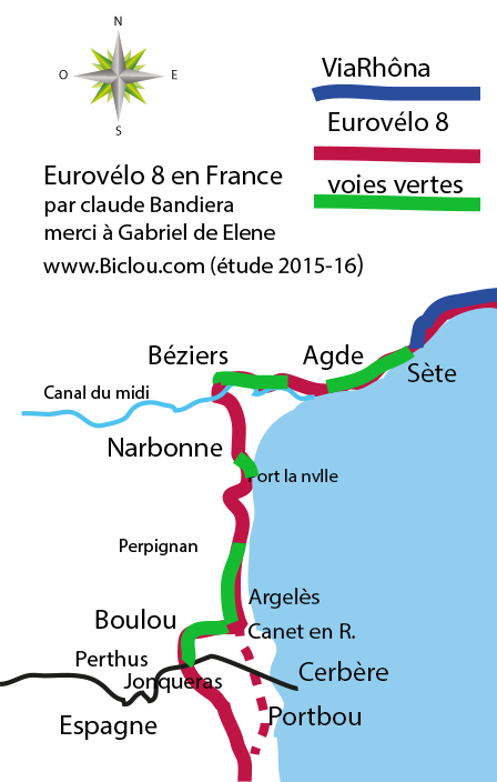 eurovelo 8 France zone une