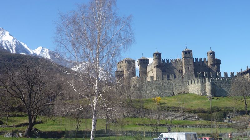Aosta le Château de Fénis en 2015