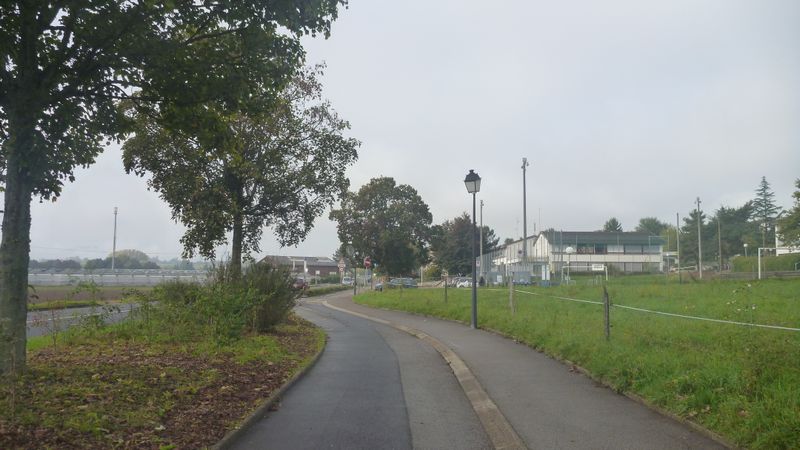 Passage cyclable dans Lully