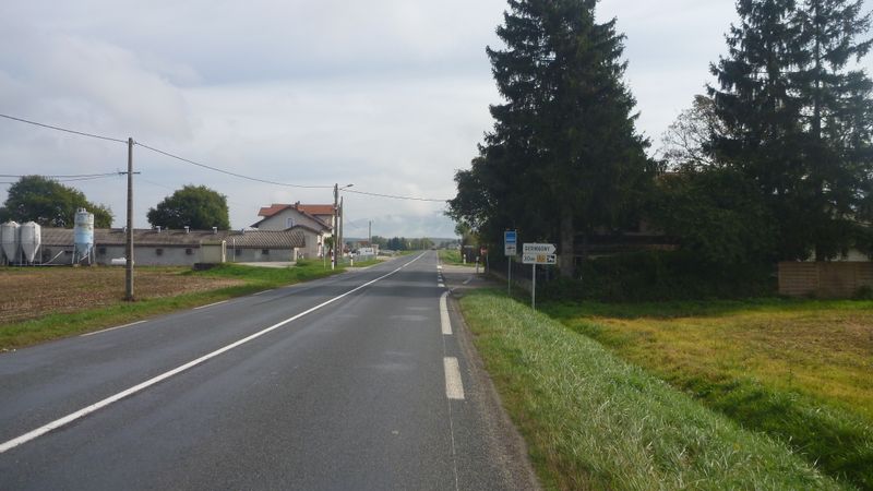 On retrouve ici La grand'route D 1206 de saint Julien en genevois (Danger), dite route Impériale