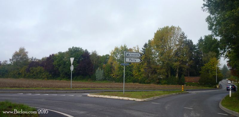 Cheminement cyclable Vers Perly
