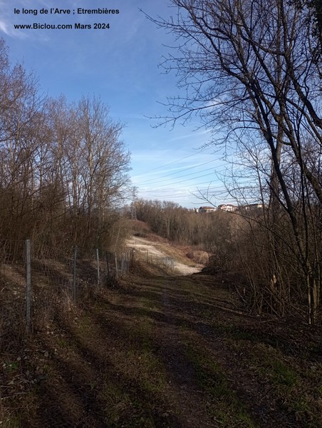 Gravel entre Etrembières et Collonges sous Salève (haute Savoie fév 2024)