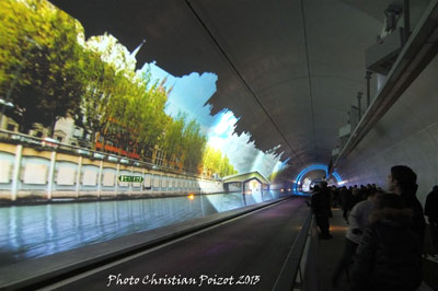Le tunnel de la croix Rousse tube déplacements doux vélos et bus
