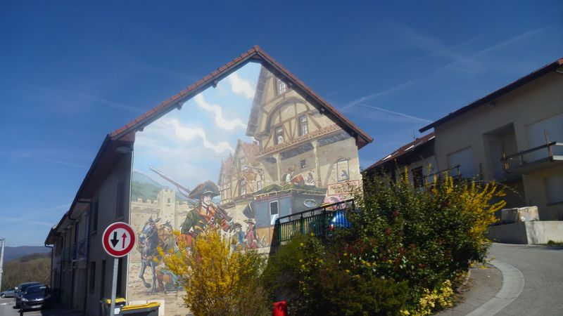 Belle Fresque murale à Vanchy, 2015