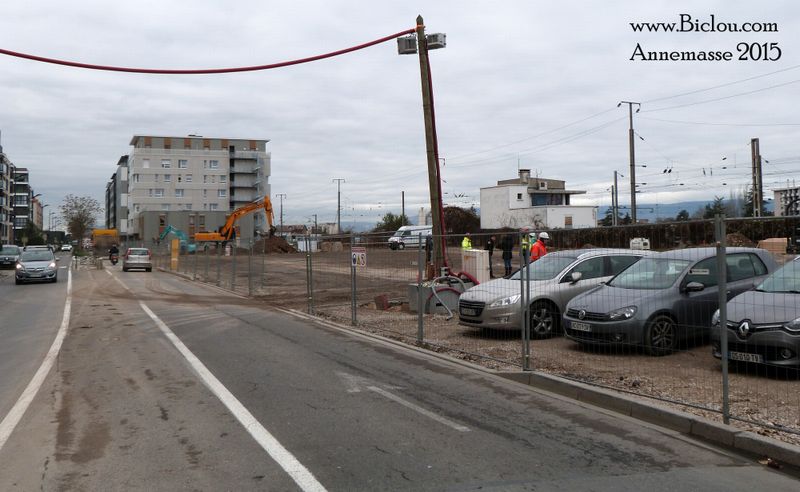 Annemasse : Quartier de la gare en 2015