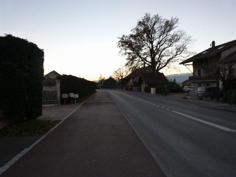 Voie dite verte de Messery en Dec 2015