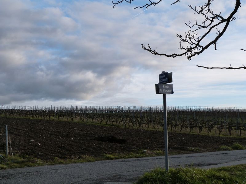 Voies de Traverses vers Genève, évitons la route du lac, trop dangereuse à présent