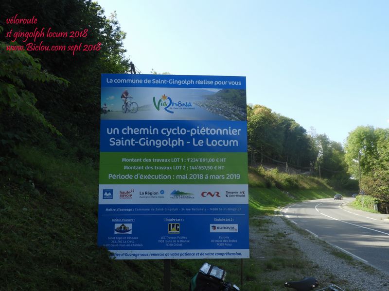 Véloroute Saint Gingolph Evian par Locum : c'est parti en 2018 sur ViaRhôna et eurovélo 17